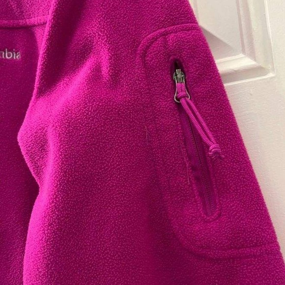 Columbia pink medium fleece euc! - Picture 6 of 6